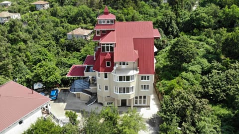 Facade/entrance, Bird's eye view