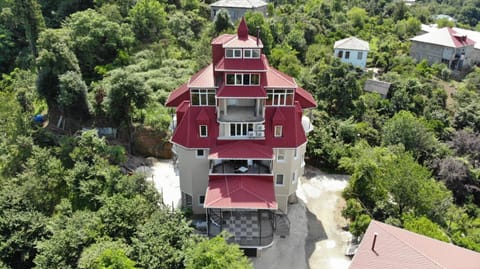 Facade/entrance, Bird's eye view