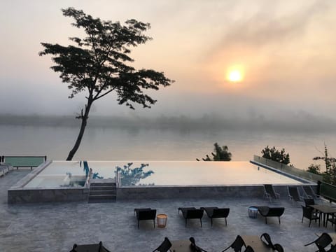 Chiangkhong Teak Garden Riverfront Onsen Hotel- SHA Extra Plus Hotel in Laos