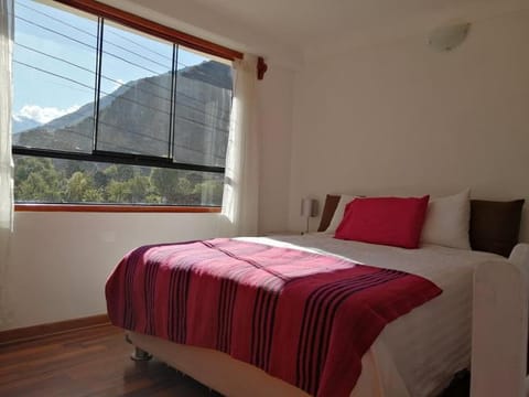 Bed, Photo of the whole room, Bedroom, Mountain view