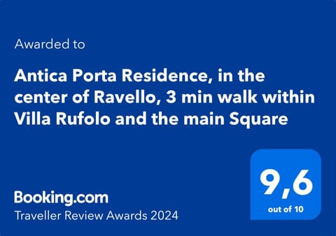 Antica Porta Residence, in the center of Ravello, 3 min walk within Villa Rufolo and the main Square Apartamento in Ravello