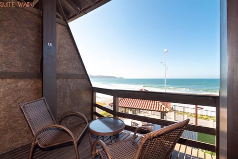 View (from property/room), Balcony/Terrace, Beach