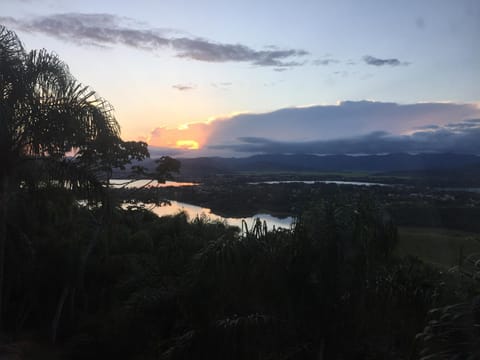 Nearby landmark, Lake view, Mountain view, Sunset