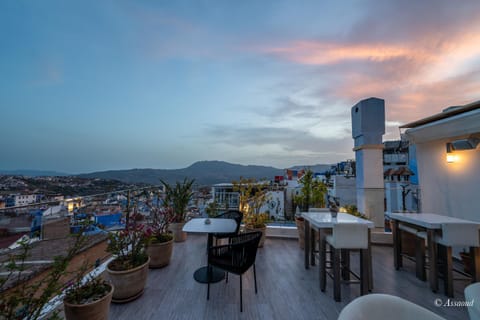 View (from property/room), Balcony/Terrace, Mountain view, Breakfast, furniture