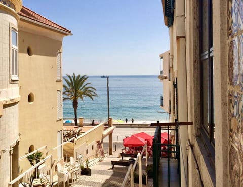 Property building, Facade/entrance, Sea view, Street view