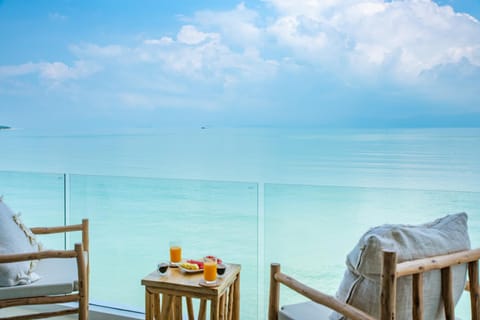 View (from property/room), Balcony/Terrace, Beach, Sea view