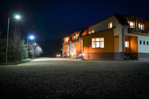 Facade/entrance, Night, Autumn, On site