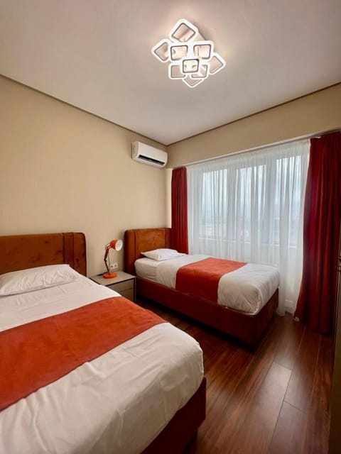 Bed, Bedroom, air conditioner