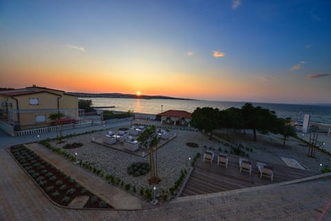 Garden, Balcony/Terrace, Garden view, Sea view, Sunset