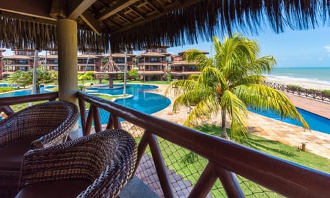 Balcony/Terrace, Pool view, Sea view