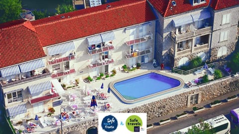 Property building, Bird's eye view, Swimming pool