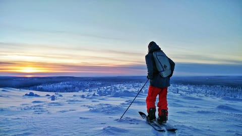 Winter, Skiing, Hiking