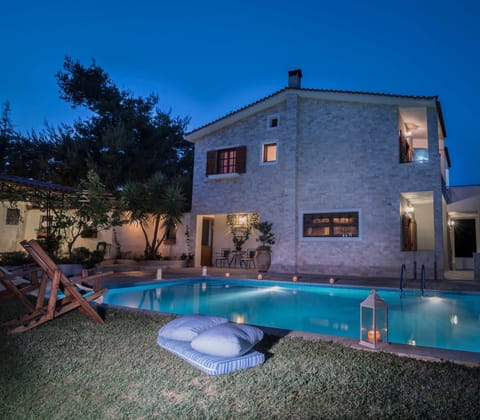 Property building, Night, Pool view, Sunset