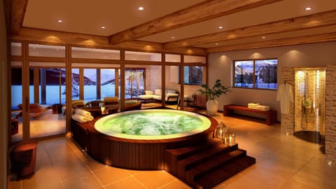 Shower, Hot Tub, Sauna, Public Bath, Public Bath