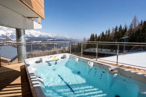 Winter, Hot Tub, View (from property/room), Mountain view