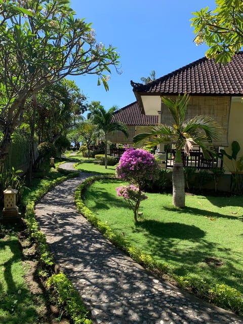 Property building, Natural landscape, Garden view