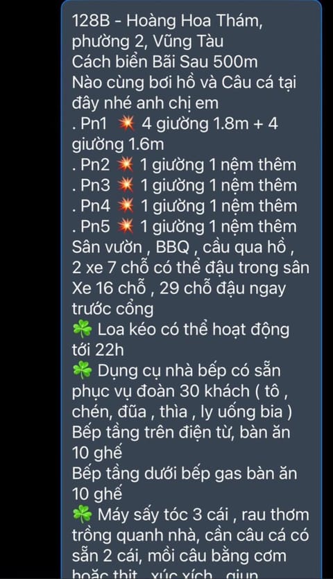 xxx Chalet in Vung Tau