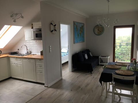 Kitchen or kitchenette, Living room