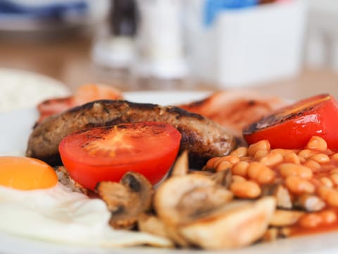 Food close-up, English/Irish breakfast