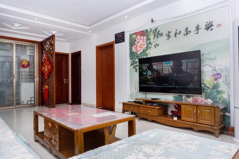 青岛金沙滩全家幸福三居室海景公寓Blessed Family Apartment Condominio in Qingdao
