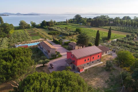 Property building, Patio, Bird's eye view, View (from property/room), Lake view, Swimming pool, Parking