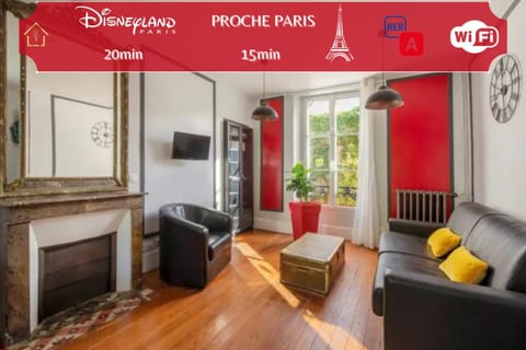 L'ANNEXE Small House with Garden Between - Proche ParisDisney Apartment in Noisy-le-Grand