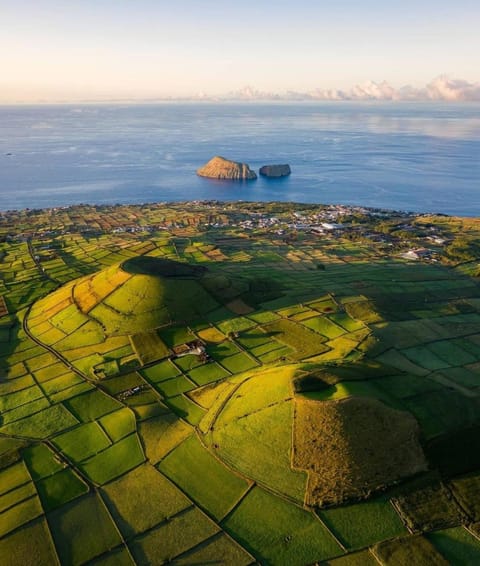 Nearby landmark, Natural landscape, Bird's eye view, Sea view