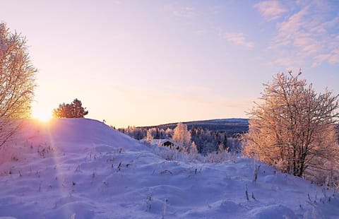 Natural landscape, Winter, Hiking, Sunrise