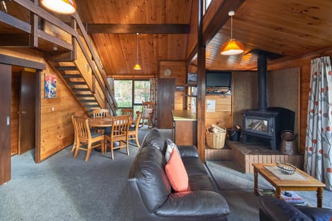 Living room, Dining area, Mountain view, flat iron