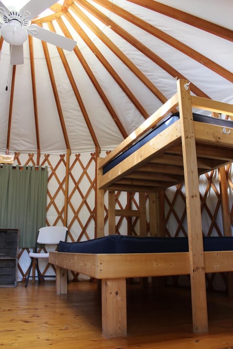 Tranquil Timbers Yurt 3 Campground/ 
RV Resort in Sturgeon Bay