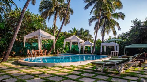 Property building, Pool view, Swimming pool