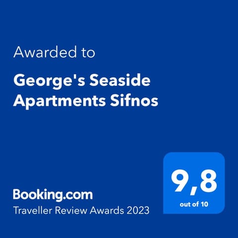 George's Seaside Apartments Sifnos Condo in Milos