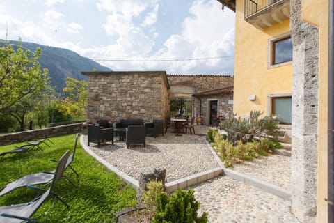 Property building, Patio, Spring, Natural landscape, Garden, Garden view, Mountain view