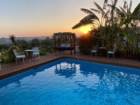 View (from property/room), Pool view, Swimming pool, Sunset