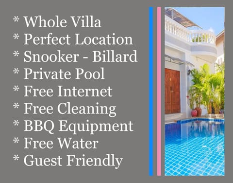 RATANA VILLA - PATTAYA HOLIDAY HOUSE WALKING STREET 7 bedrooms Villa in Pattaya City