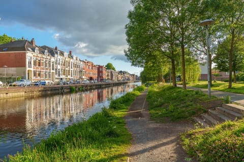 Property building, River view, Street view