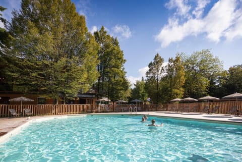 Natural landscape, Pool view, Swimming pool, sunbed