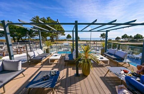 Patio, View (from property/room), Balcony/Terrace, Pool view, Sea view, Sea view