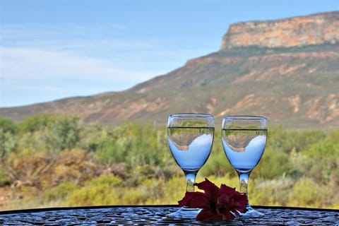 Patio, BBQ facilities, Mountain view