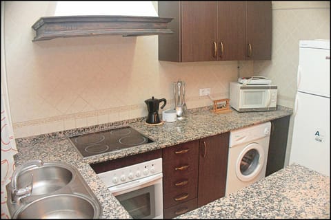 Coffee/tea facilities, Kitchen or kitchenette, minibar, pet friendly, stove, washing machine