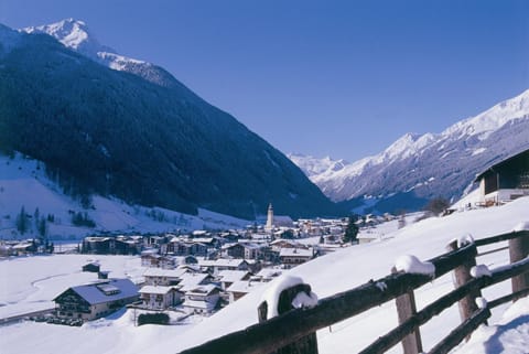 Winter, City view, Mountain view