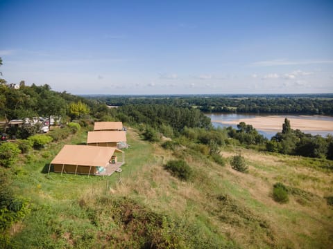 Nearby landmark, Natural landscape, Bird's eye view, River view