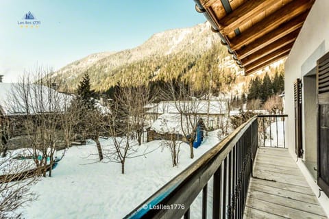 Day, Natural landscape, Winter, View (from property/room), Balcony/Terrace, Garden view, Mountain view