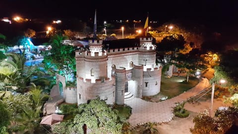 Nearby landmark, Bird's eye view