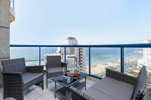 Superb Beachfront Apartments with Pool by Sea N' Rent Condo in Tel Aviv-Yafo