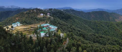 Natural landscape, Bird's eye view, Mountain view