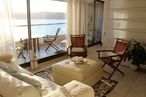 Balcony/Terrace, Living room, Photo of the whole room, Sea view