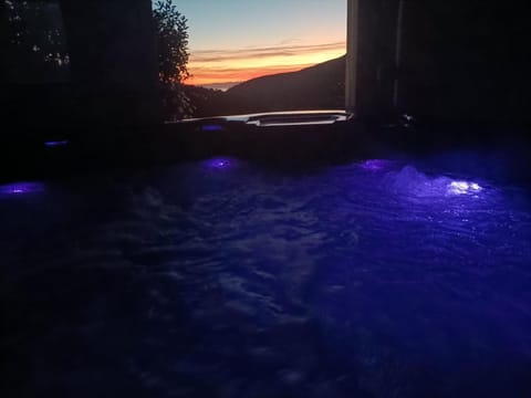 Hot Tub, Sunset