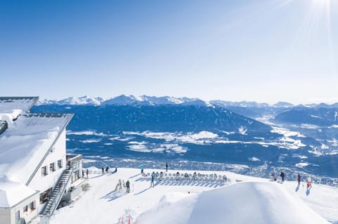 Winter, Skiing, Mountain view