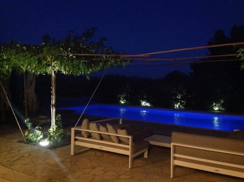 Night, Swimming pool